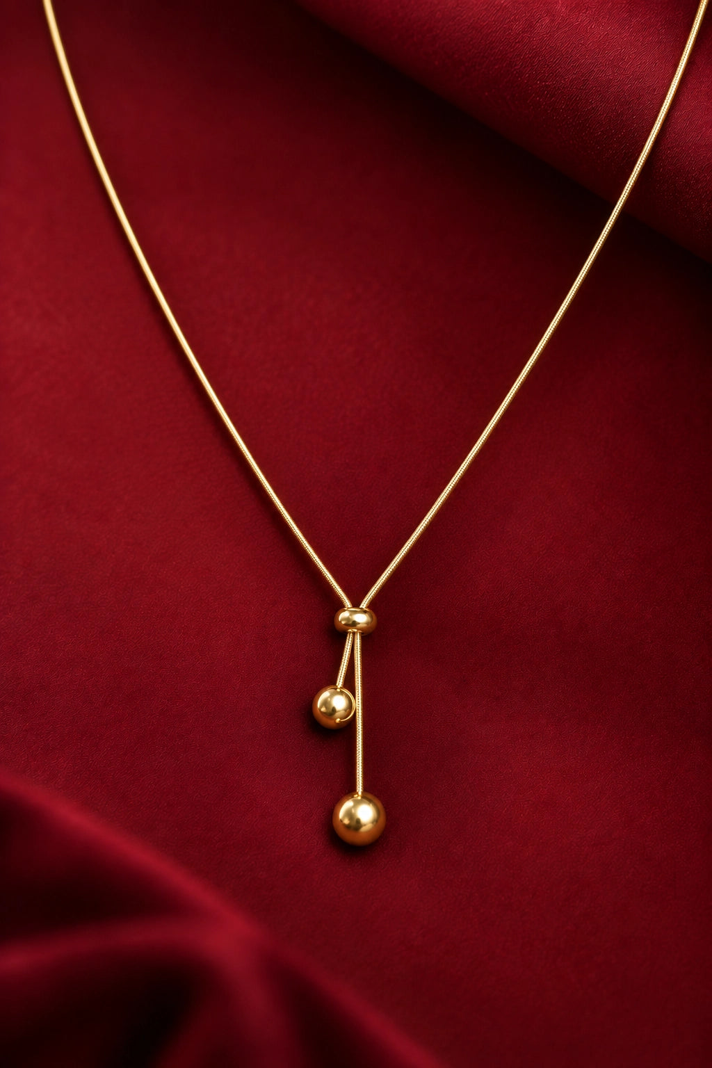 Marova – Double Ball Necklace