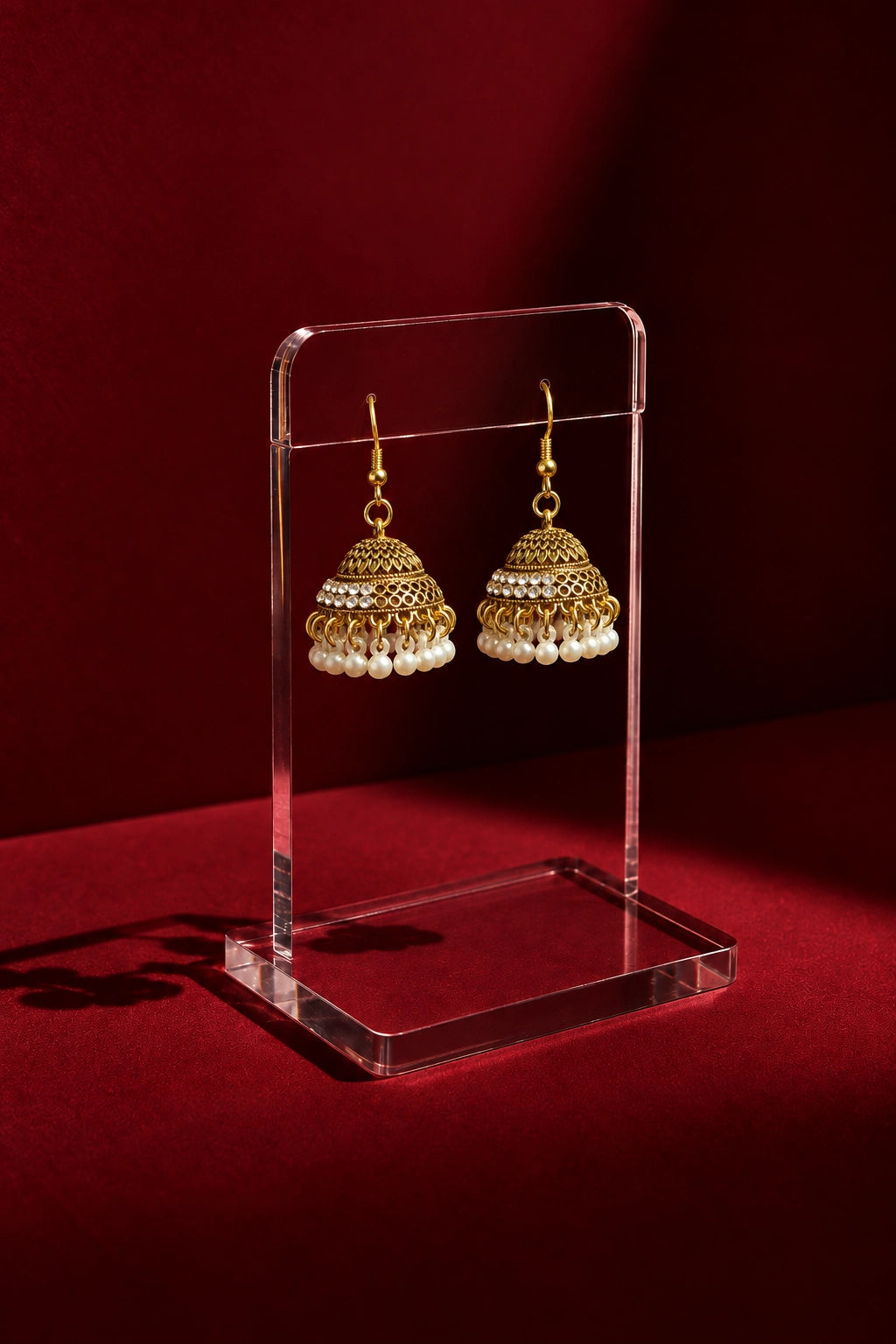 Vero – Pearl Jhumka Earrings