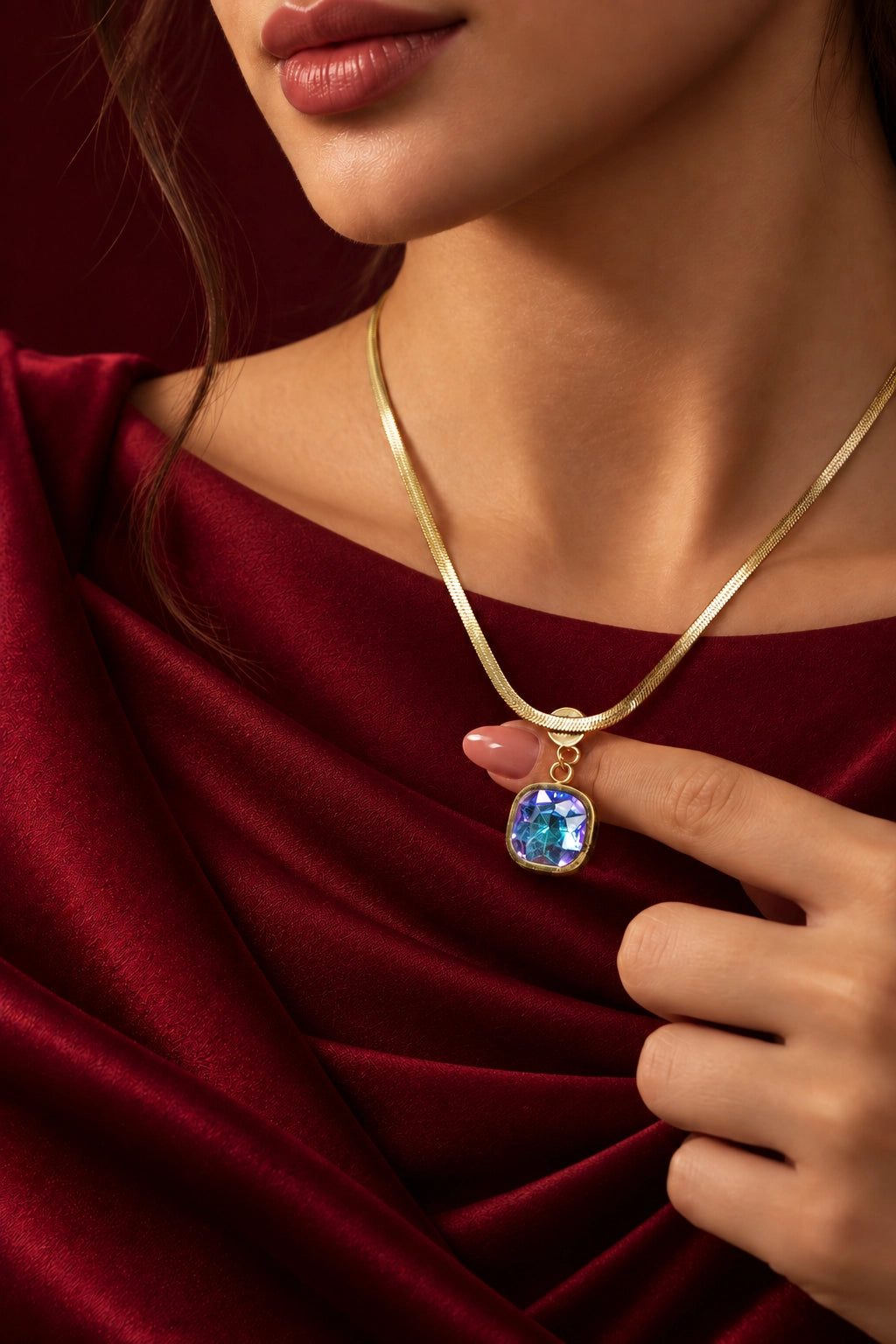 Dami – Colourful Crystal Necklace