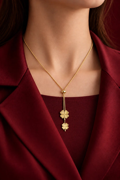 Lior – Floral Drop Necklace