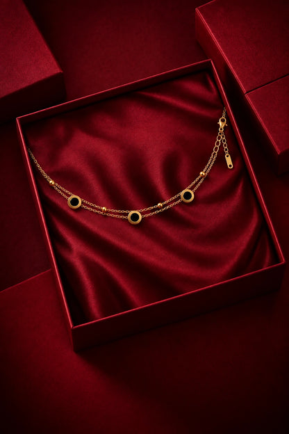Bomi – Black & Gold Bracelet