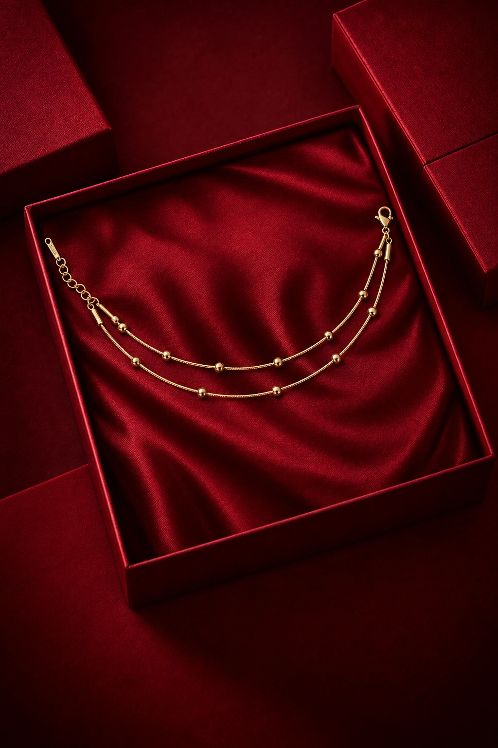 Leon – Gold Beaded Bracelet