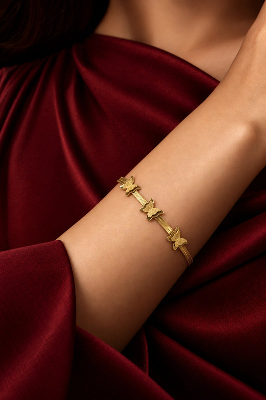 Meher – Gold Butterfly Bracelet