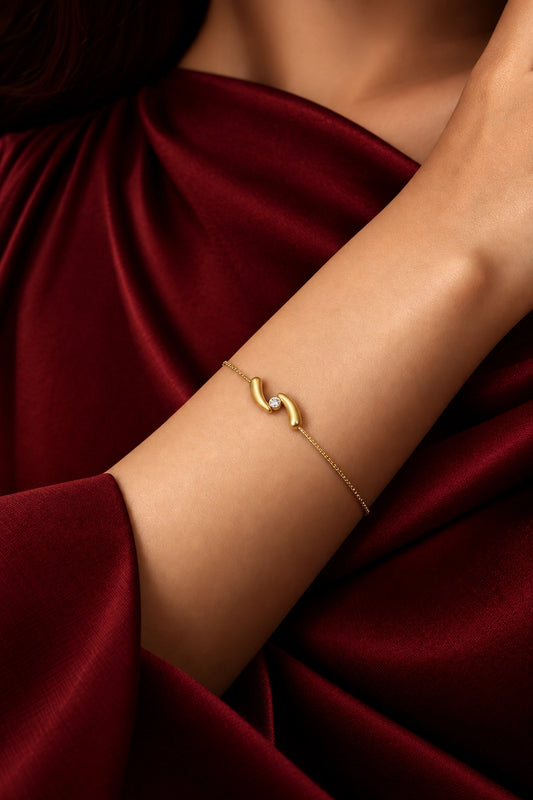 Noya – Gold Crystal Bracelet