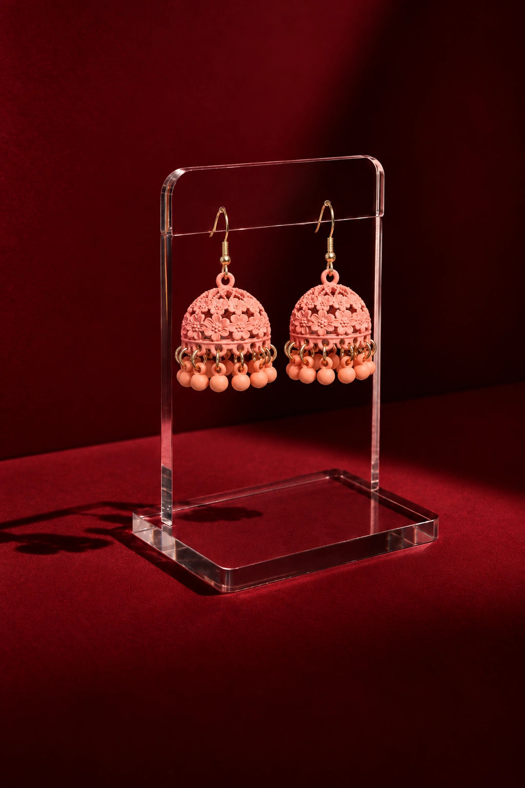 Roshi – Floral Jhumka Earrings